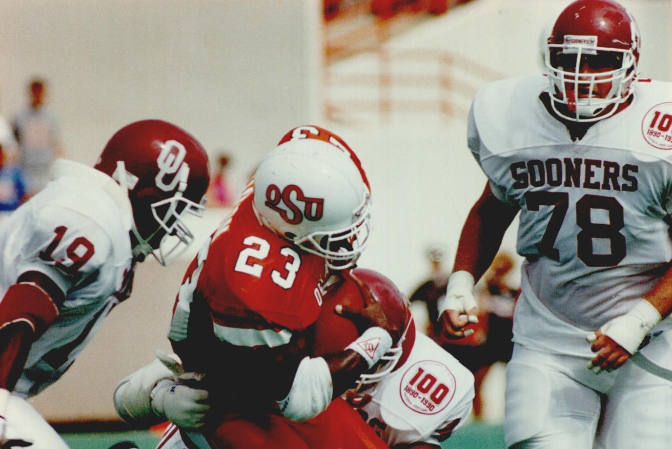 Oct. 6, 1990: No. 7 Oklahoma 31, Oklahoma State 17